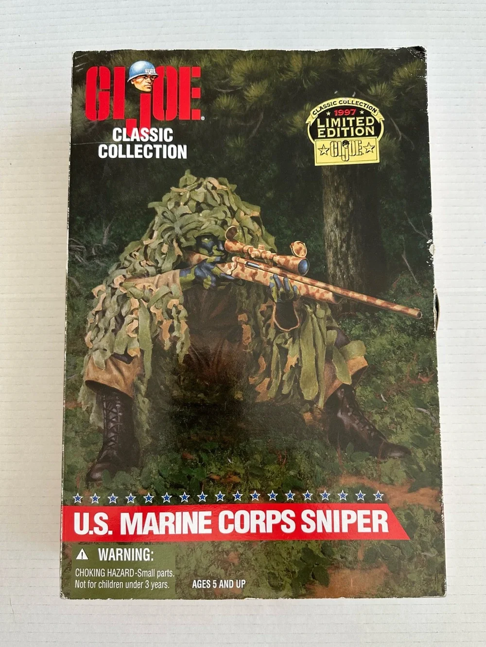 Kenner G.I. Joe Classic Collection U.S. Marine Corps Sniper Action Figure 1997